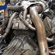AFE Twisted Steel Header Up-Pipe (Ford Diesel Trucks 08-10 V8-6.4L (td)) - 48-33016