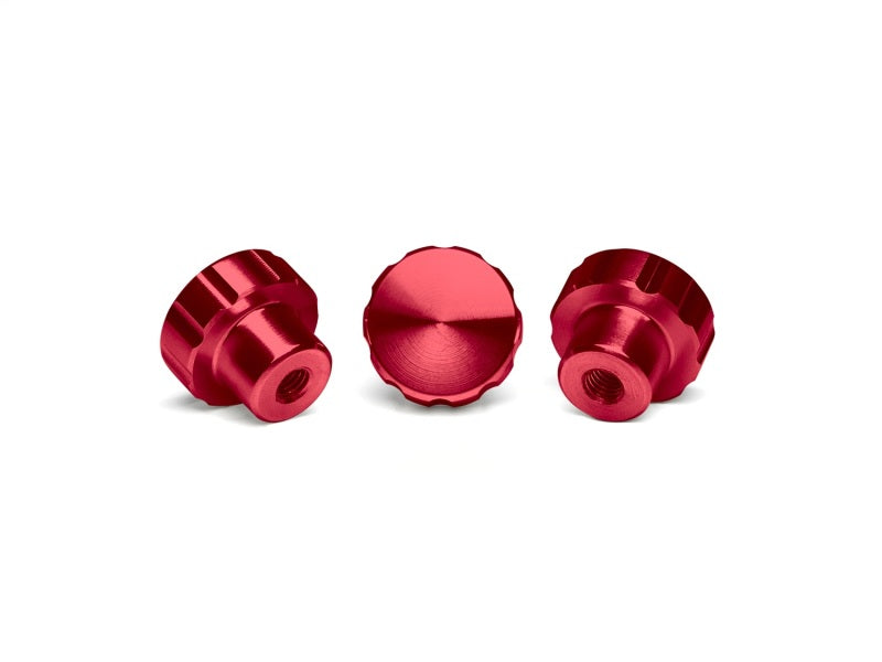 WeatherTech Colored Billet Knobs-Red
