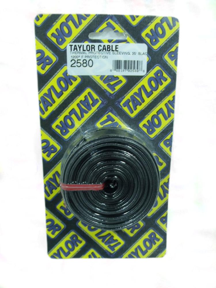TAYLOR CABLE Thermal Protective Sleeving black - 2580