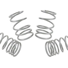 Whiteline Performance Coil Springs Lowered Front/Rear Performance Kit Lowers Vehicle 25MM 01-07 Subaru Whiteline - WSK-SUB003