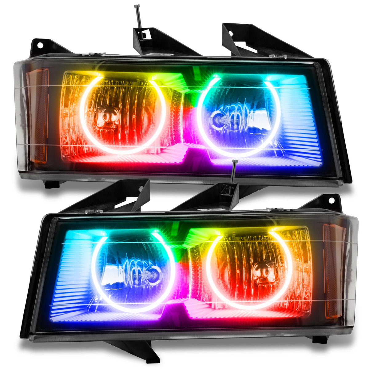 Oracle Lighting Smd Pre-Assembled Headlights, Colorshift - No Controller (2004-2012 Colorado) - 8902-334