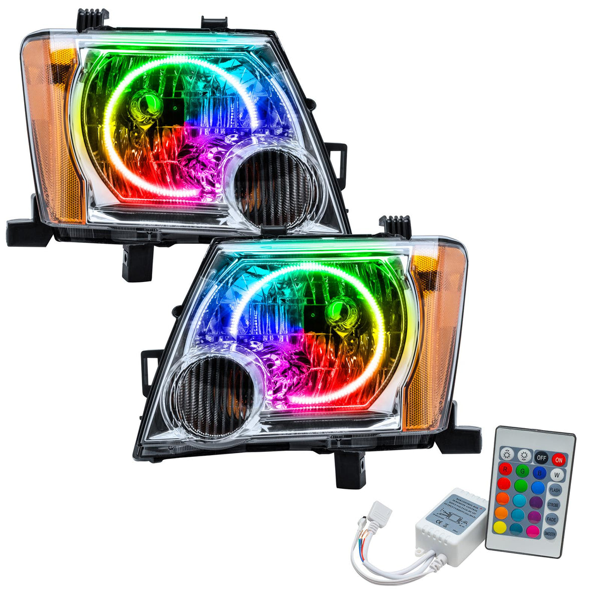 Oracle Lighting Smd Pre-Assembled Headlights, Colorshift - Simple (2005-2014 Xterra) - 8903-504