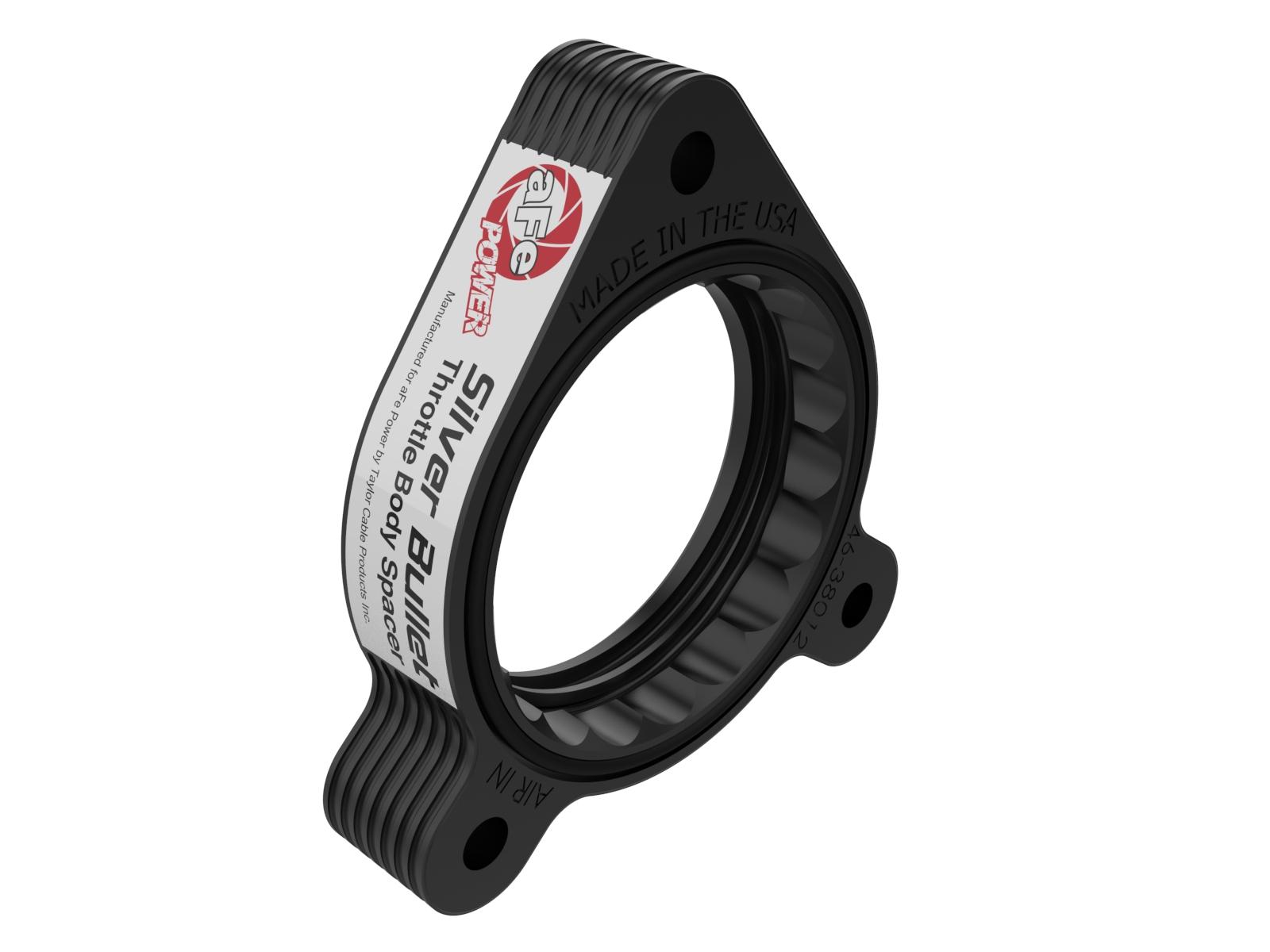 AFE 46-38012B Silver Bullet Throttle Body Spacer Black (2019-2021 Toyota Corolla L4-2.0L)