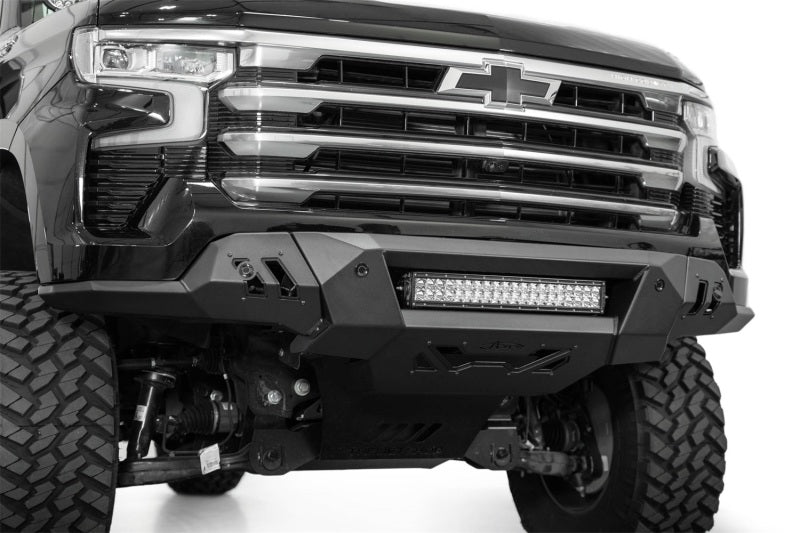 Addictive Desert Designs 2022-2025 Chevrolet Silverado 1500 Black Label Front Bumper - F140300010103