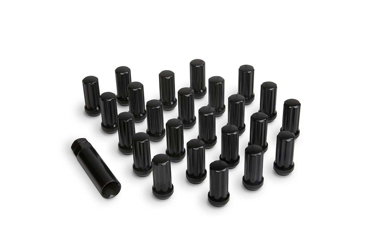 Icon Alloys Lug Nut Kit Black - 14 X 1.5 / 24 Count W/ Key - 89141524B