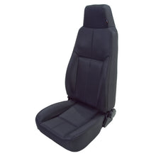Rugged Ridge Seat High-Back Front Reclinable Black Denim; 76-02 Cj/Wrangler - 13403.15