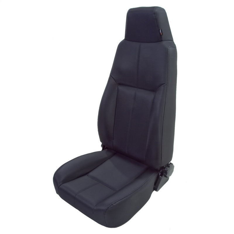 Rugged Ridge Seat High-Back Front Reclinable Black Denim; 76-02 Cj/Wrangler - 13403.15