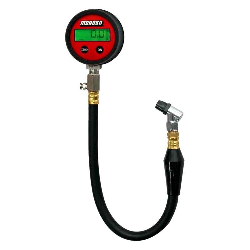 Moroso Tire Gauge, 0-15 Psi, Digital,Backlit - 89574