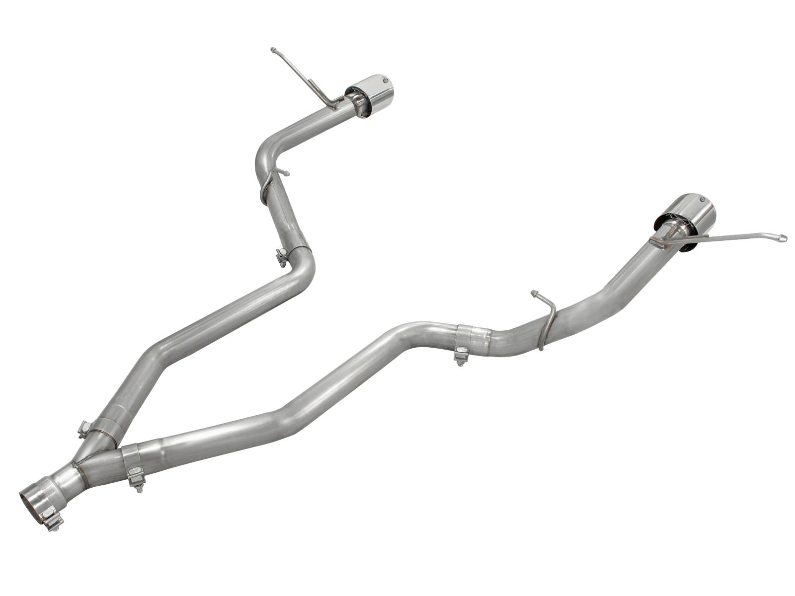 AFE Large Bore-HD 2-1/2in 409 Stainless Steel DPF-Back Exhaust System (2014-2014 Grand Cherokee, Grand Cherokee, Grand Cherokee) - 49-46235