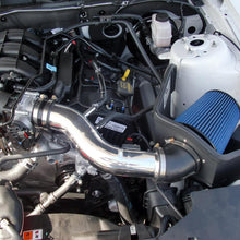 AFE Magnum FORCE Stage-2 Cold Air Intake System w/ Pro 5R Media Polished (2011-2014 Mustang) - 54-12102-P