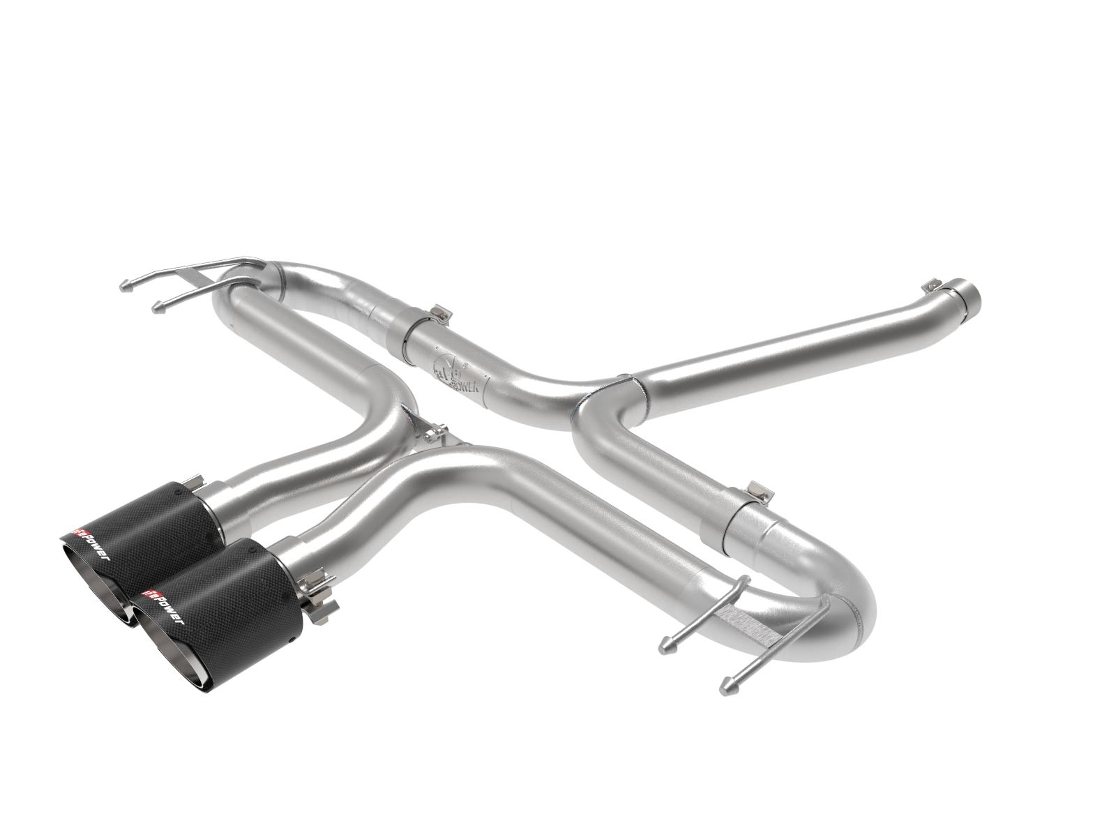 AFE Axle-Back Exhaust System (2017-2020 Honda Civic Sport L4-1.5L (t)) - 49-36625-C
