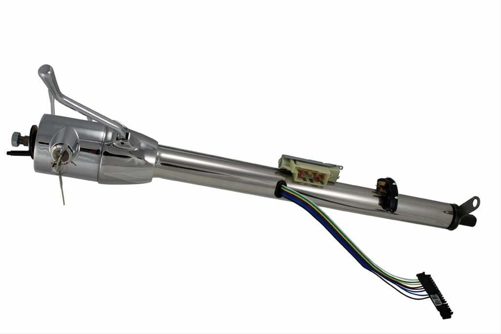 Flaming River GMC Key Column Shift Column1"48: GMC 1973-1987, Polished - FR30106-48SS