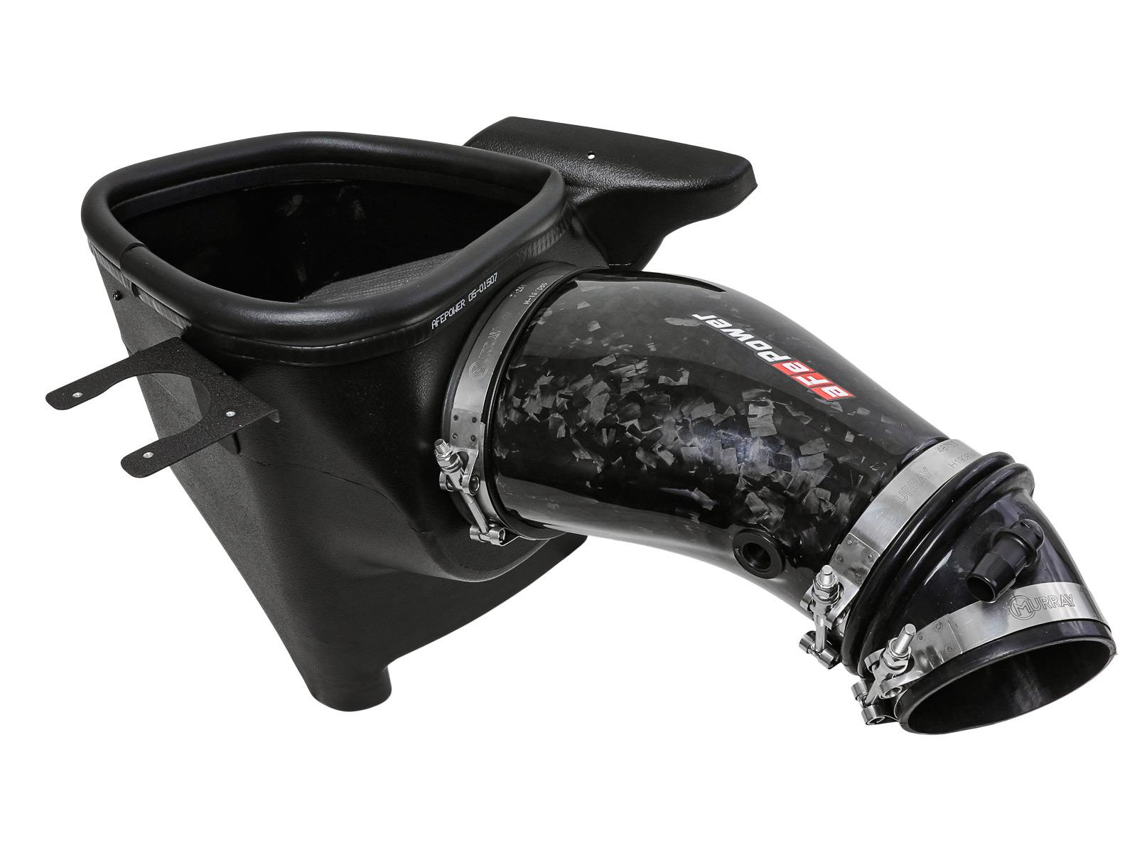 aFe Track Series Carbon Fiber Cold Air Intake System - Black Pro 5R Filter (2021 Dodge Durango SRT Hellcat V6-6.2L (sc)) - 57-10028K