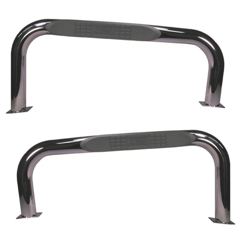 Rugged Ridge Side Step Kit Stainless Steel Tubular; 76-83 Jeep Cj - 11522.02