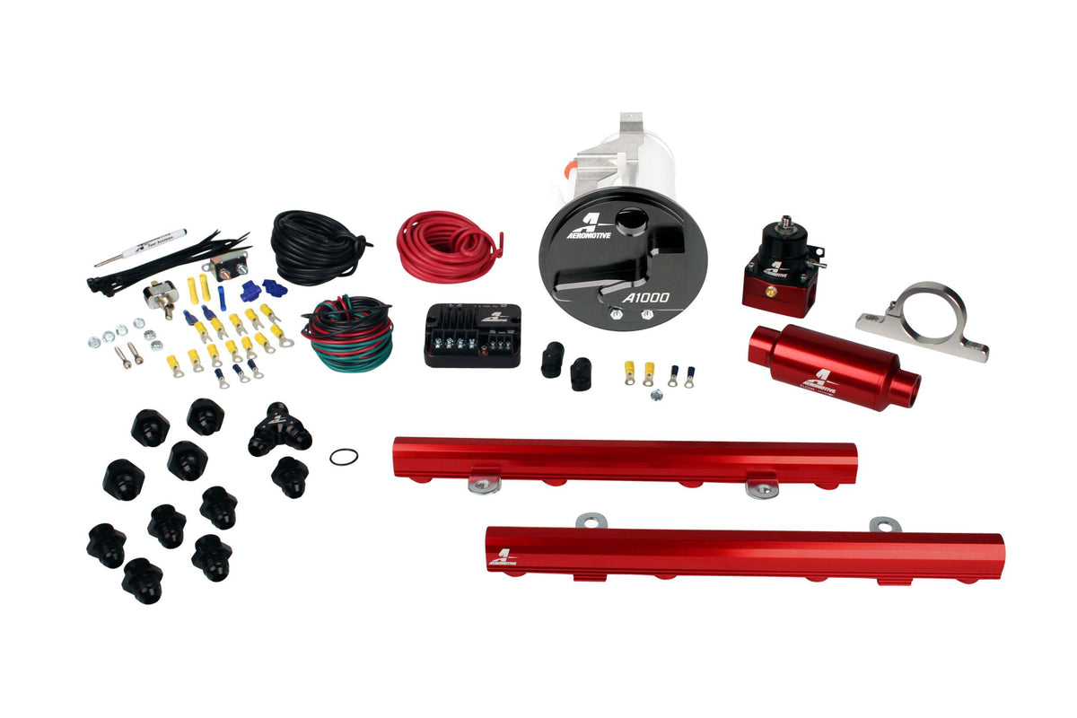 Aeromotive 17309 05-09 Mustang GT Stealth A1000 Street Fuel System with 5.0L 4-V Fuel Rails