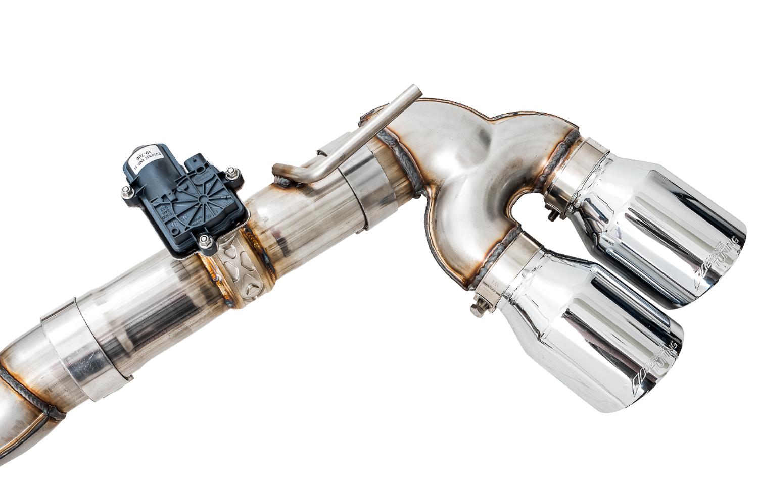 AWE SwitchPath™ Exhaust for MK7.5 Golf R - Chrome Silver Tips, 102mm - 3025-42066