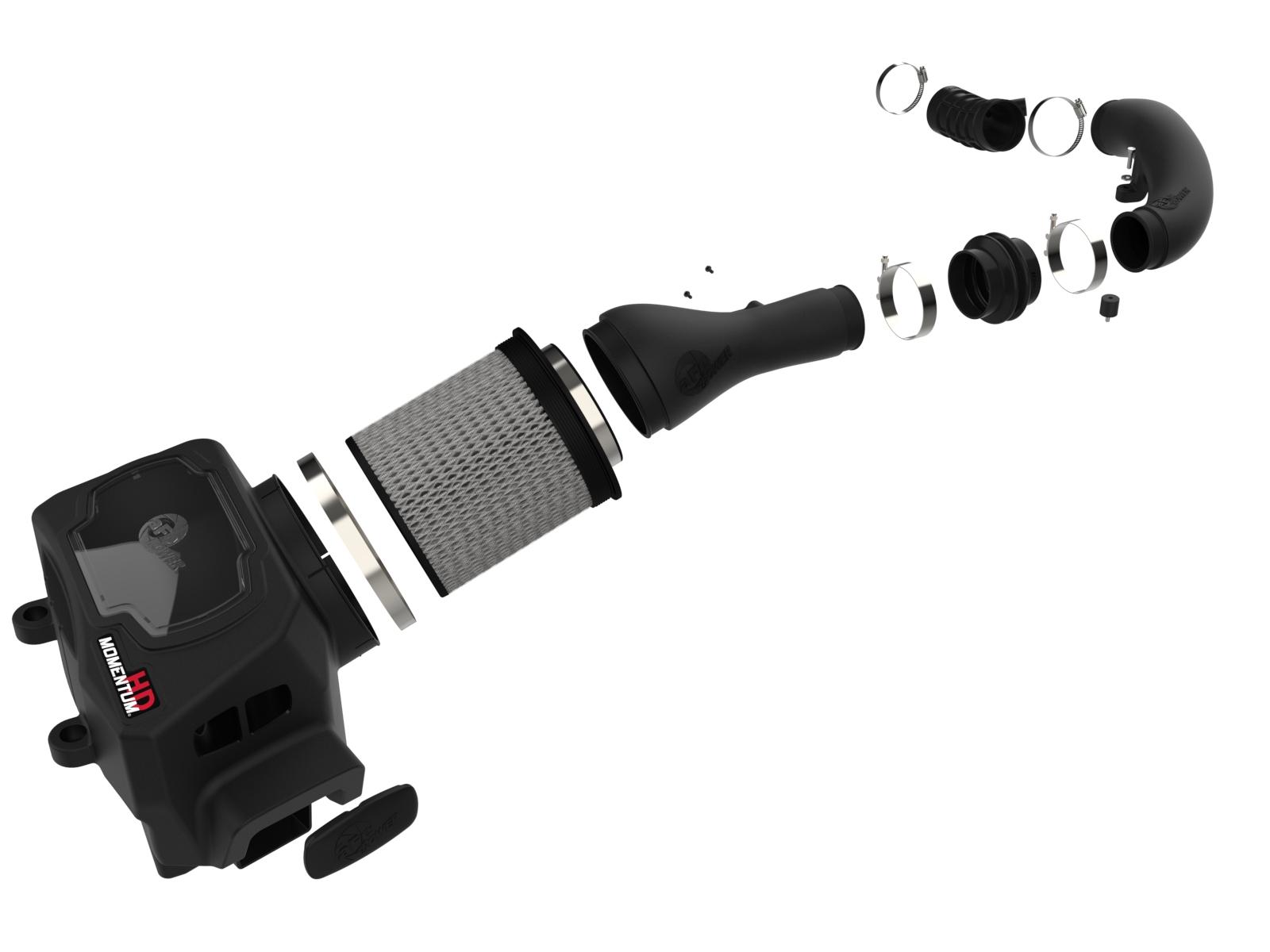 aFe Momentum HD Cold Air Intake System - Pro DRY S Filter (2020-2022 RAM 1500 EcoDiesel V6-3.0L (td)) - 50-70070D