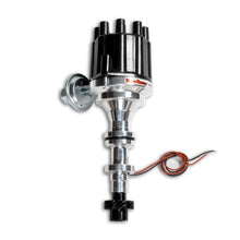 Pertronix FLAME-THROWER BILLET DISTRIBUTOR WITH IGNITOR II ELECTRONICS FOR CADILLAC 331-390(Pre63). VACUUM ADVANCE WITH BLACK FEMALE STYLE CAP. - D170700