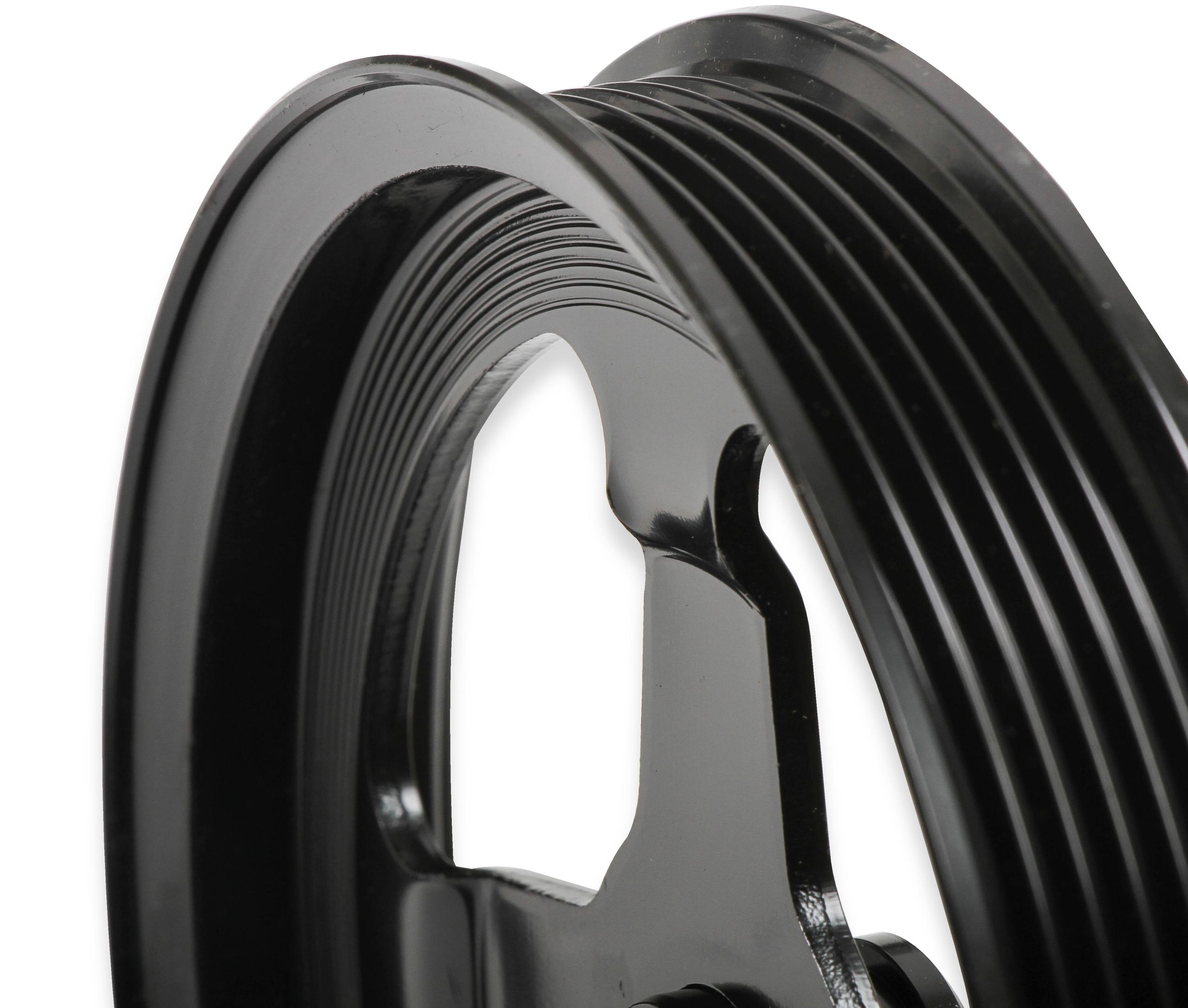 Holley Low LS Drive System (Alt, P/S w/o A/C) Driver's Side.  - 20-156