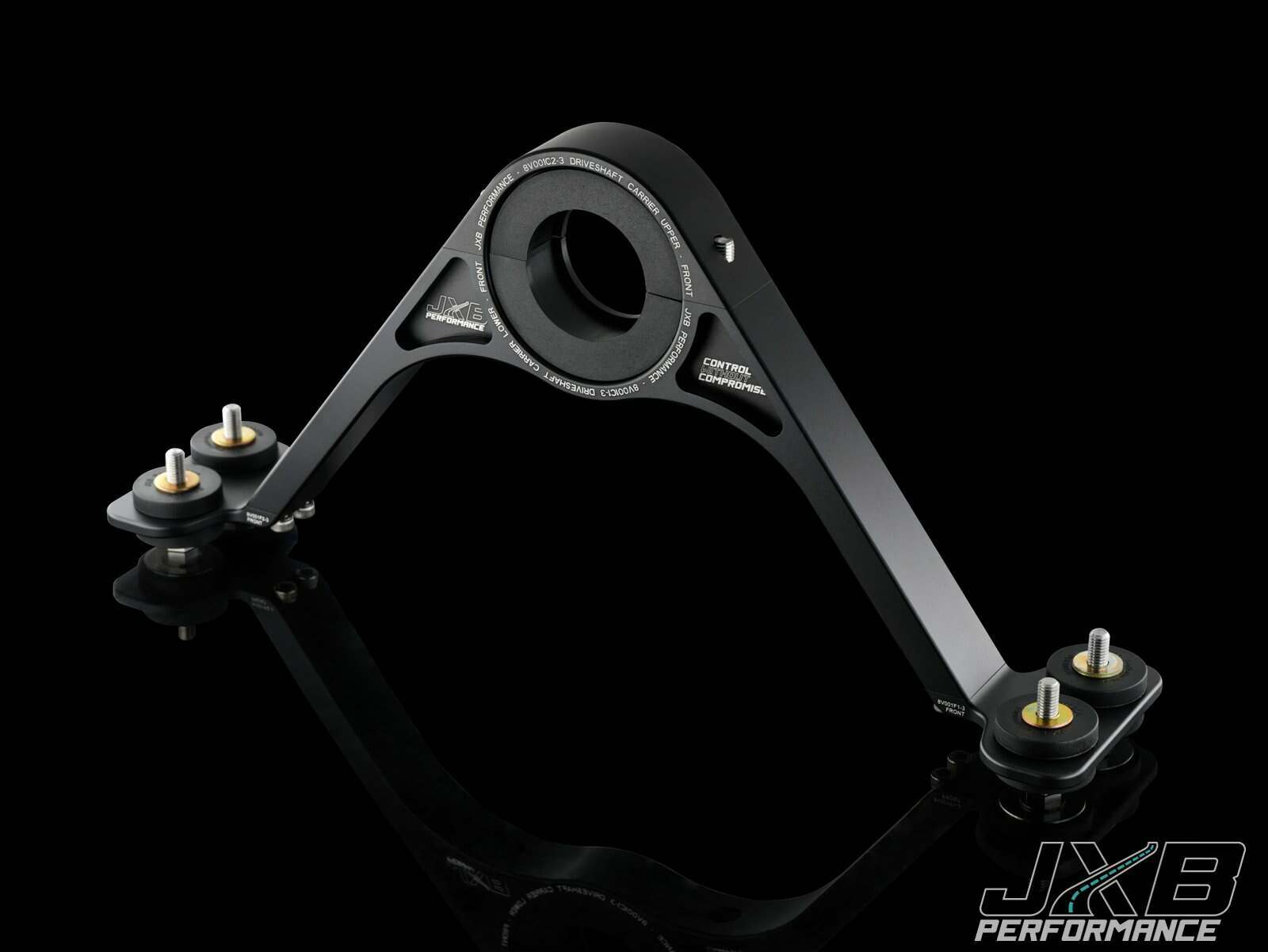 JXB Performance Driveshaft Carrier - Audi 8V A3/S3/RS3, Audi 8S TT/TTS/TTRS, VW Mk7 Golf R/Alltrack/SportWagen - Both Bushings - 8V001A0-B