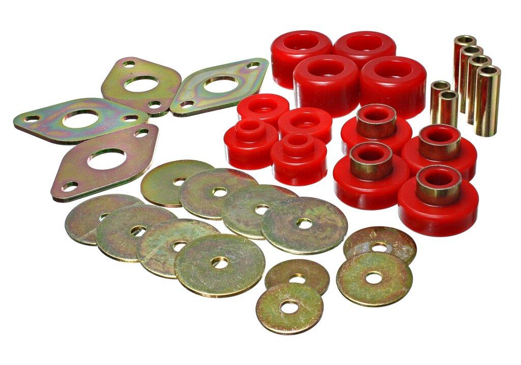 ENERGY SUSPENSION Body Mount Set-Reg; Access/Dbl Cab (2005-2013 Tacoma) - 8.4109R