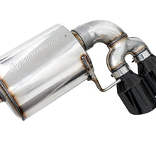 AWE Non-Resonated Touring Edition Exhaust for G20 M340i - Diamond Black Tips (2019+ 3 Series) - 3015-43156