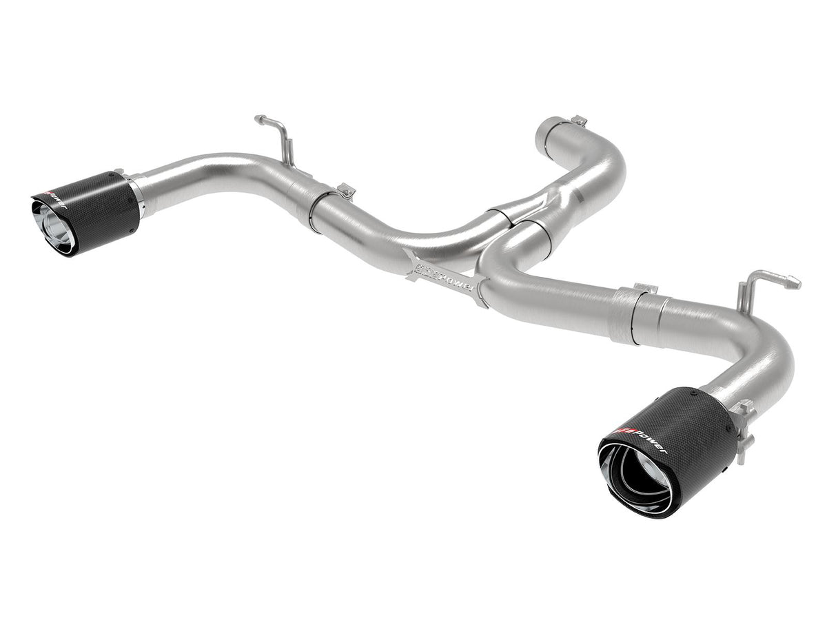 AFE Axle-Back Exhaust System (2015-2017 Volkswagen GTI L4-2.0L (t)) - 49-36417-C