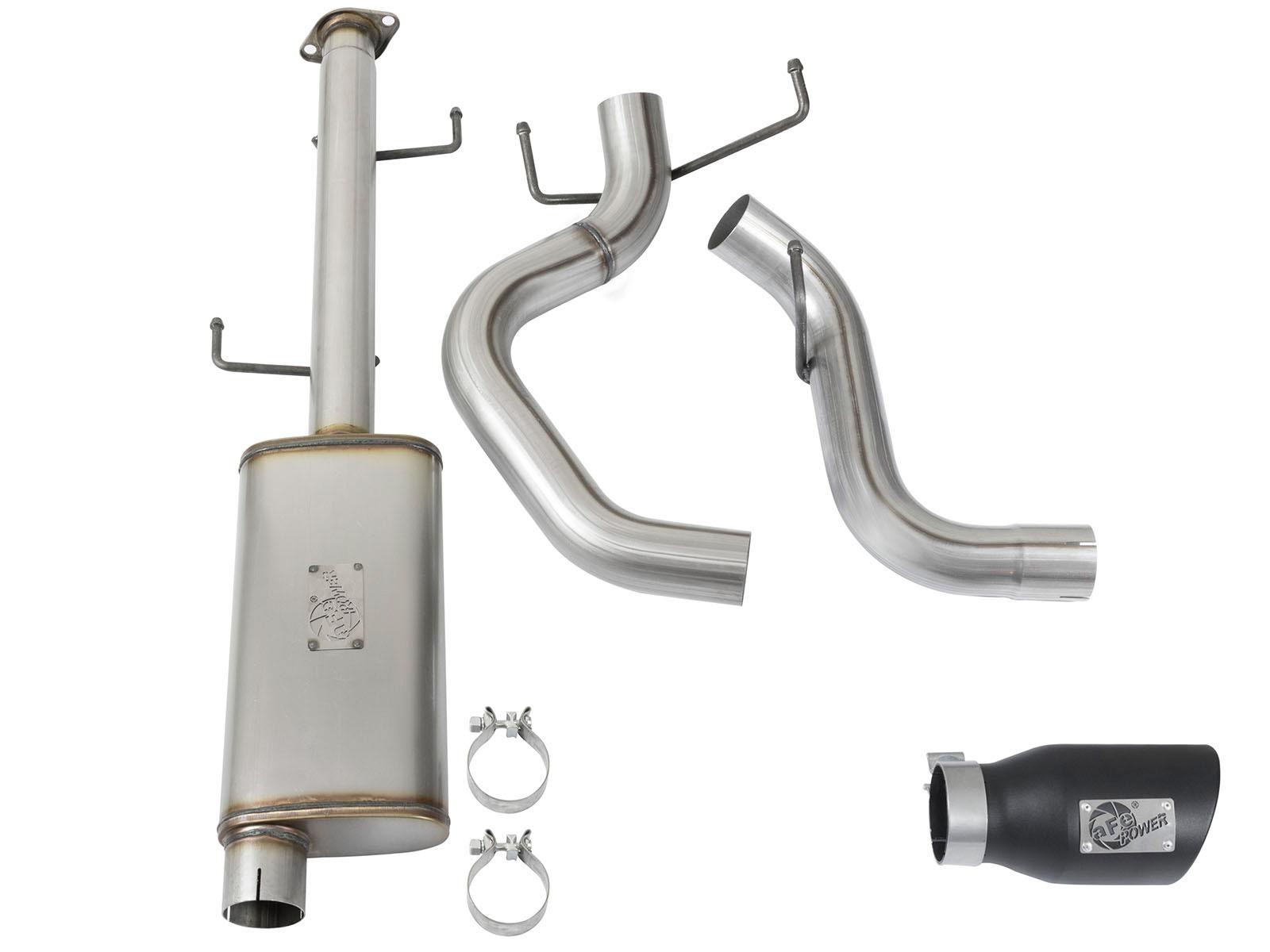 AFE MACH Force-Xp 3 IN 409 Stainless Steel Cat-Back Exhaust System (2007-2014 FJ Cruiser, FJ Cruiser) - 49-46003-1B