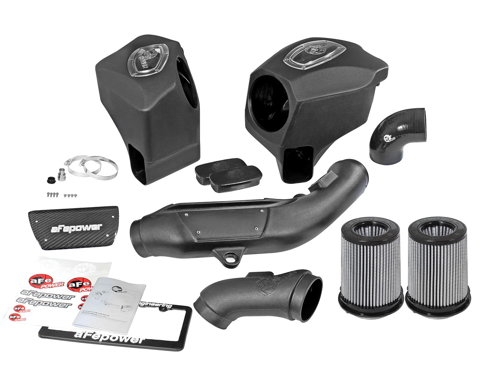 AFE Momentum Cold Air Intake System w/ Pro DRY S Media (2015-2021 M3, M4, M2) - 51-76305
