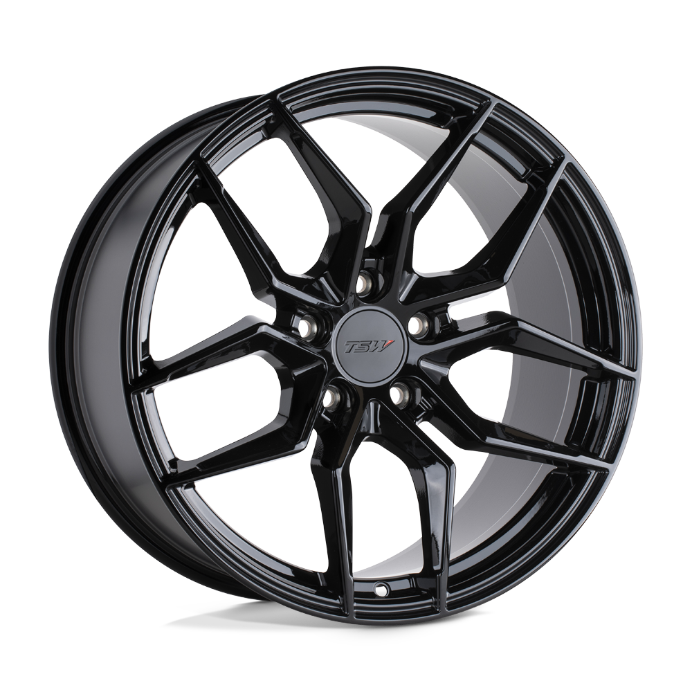TSW Wheels Silvano 17X8 in Gloss Black - 5X4.25 Bolt, 40 Offset - 1780SVN405108B72