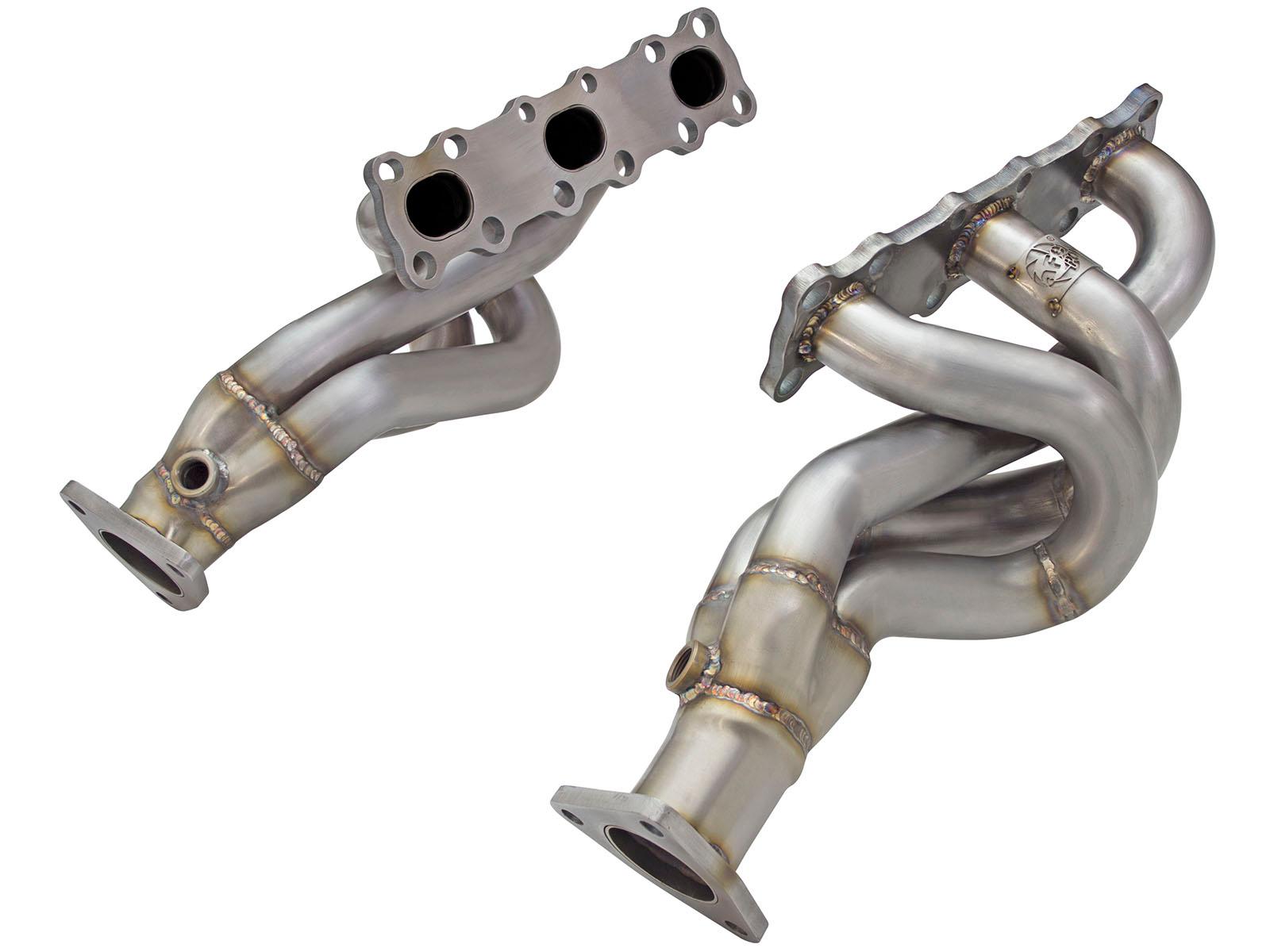 AFE Twisted Steel 304 Stainless Steel Short Tube Header (Nissan 350Z /Infiniti G35 03-06 V6-3.5L) - 48-36103
