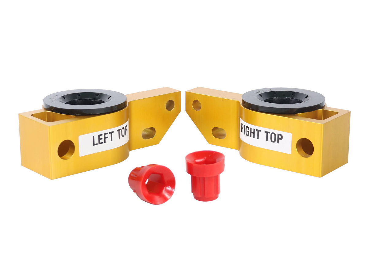 Whiteline Performance Control Arm Lower Inner Rear Bushing Adds +0.5Deg Caster + Anti-Lift Whiteline (2004-2018 A3 Quattro, A3, Passat, Jetta, Rabbit, GTI, Golf, Eos, TT, TT Quattro, S3, Tiguan, CC, TTS Quattro, Passat CC, TT RS Quattro, Golf R, Vento, Q3