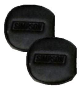 Simpson Racing YXZ Door Latch Pads Black/Black - 2021K