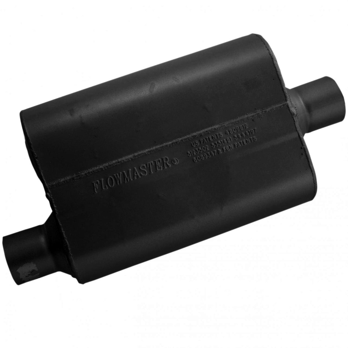 Flowmaster 40 Series Muffler - 2.50 Offset In / 2.50 Center Out - Aggressive Sound