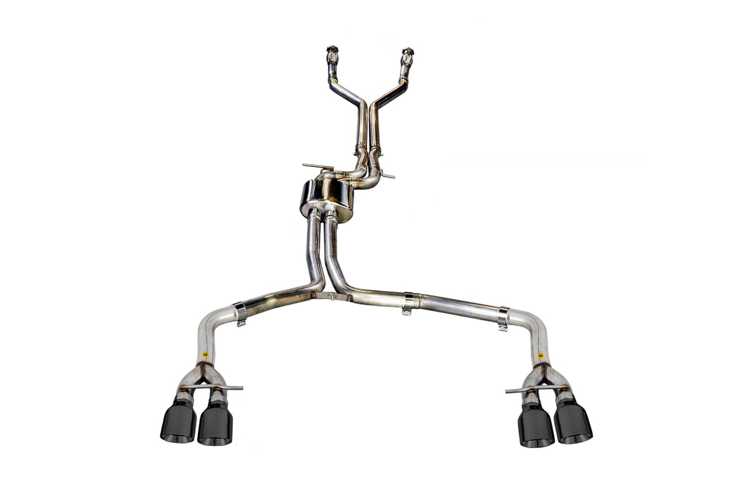 AWE Tuning Audi C7 / C7.5 S6 4.0T Track Edition Exhaust - Diamond Black Tips - 3020-43050