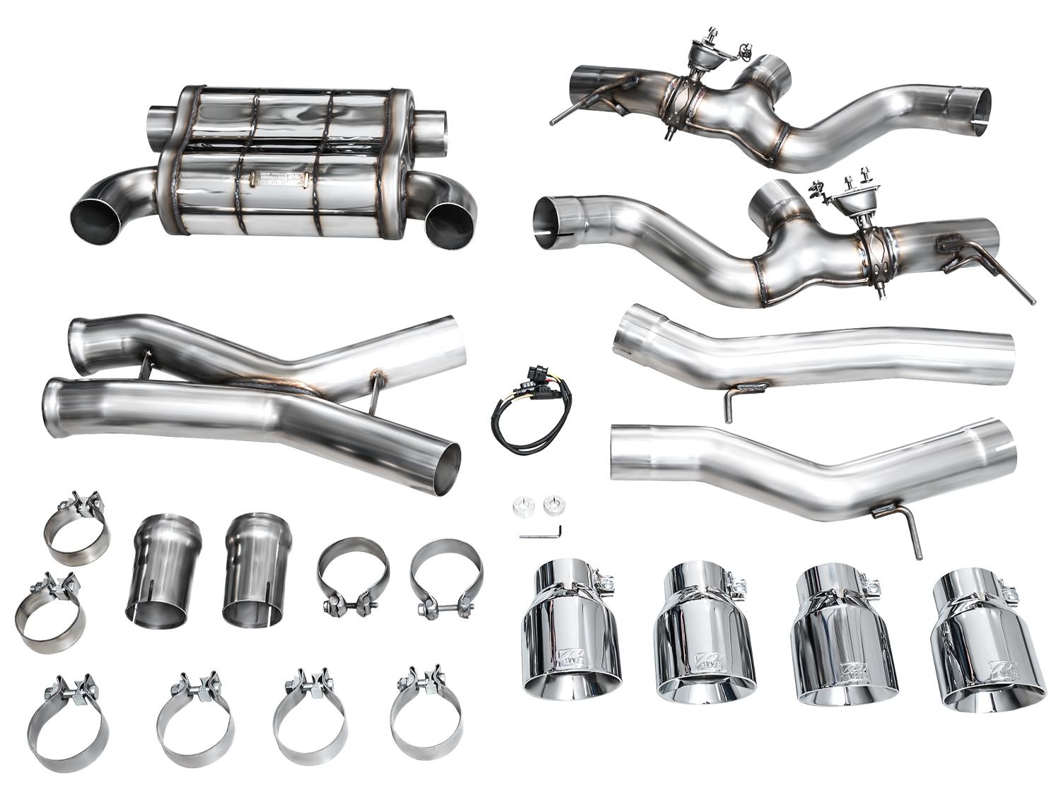AWE SwitchPath™ Exhaust for BMW G87 M2 - Chrome Silver Tips - 3025-42487