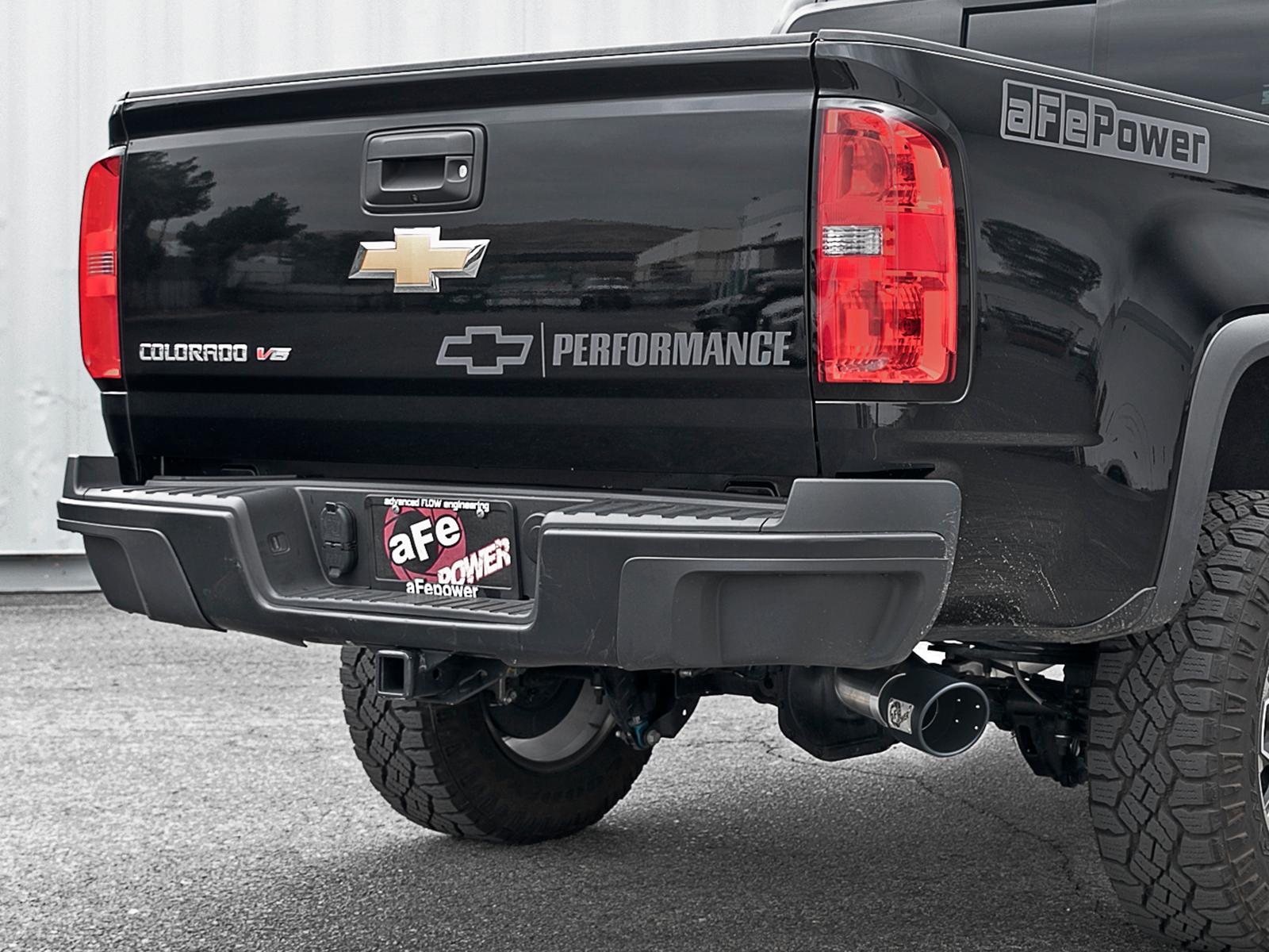 AFE MACH Force-Xp Cat-Back Exhaust System w/ Black Tip (2015-2021 Colorado, Colorado, Canyon, Canyon) - 49-44058-B