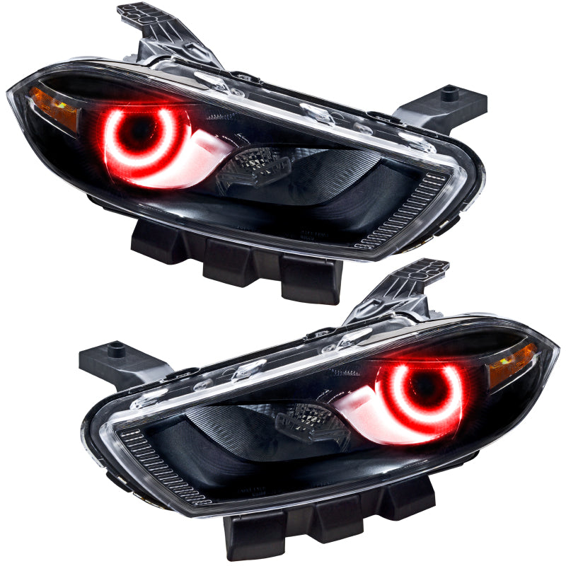 Oracle 13-16 Dodge Dart LED Headlight Halo Kit - Red