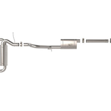 AFE 49-33138-P Vulcan 3" to 2.5" 304 Stainless Steel Cat-Back Exhaust System w/ Polished Tip (2021-2025 Bronco)