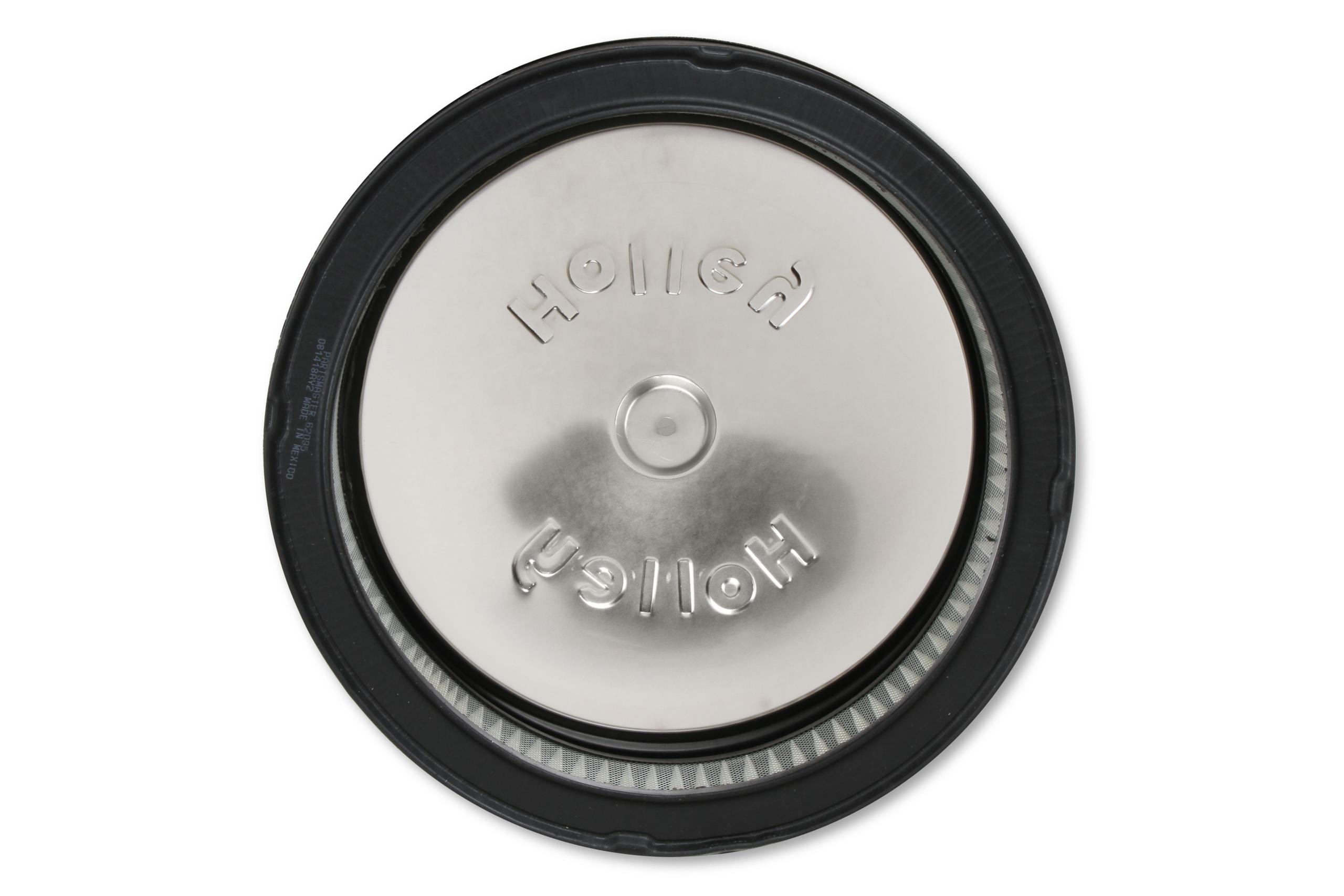 Holley 14" Chrome Round Air Cleaner.  - 120-102