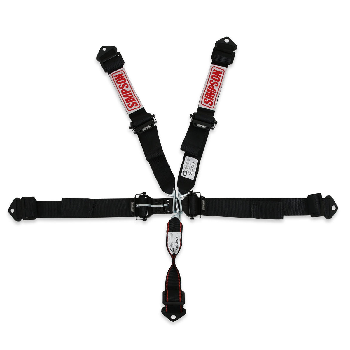 Simpson Racing Latch & Link SFI Harness 2" Double Pull down SFI 16.1 - 12LD5WB
