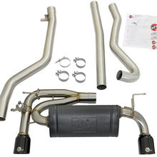 AFE MACH Force-Xp Stainless Steel Cat-Back Exhaust System w/Black Tips - 49-36334-B