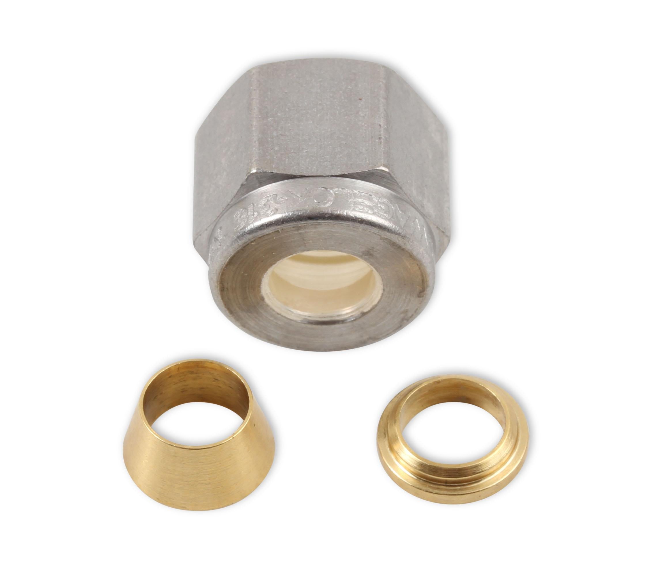 Racepak Weldment Nut &Amp; Ferrule 1/4 - 800-TX-NF4