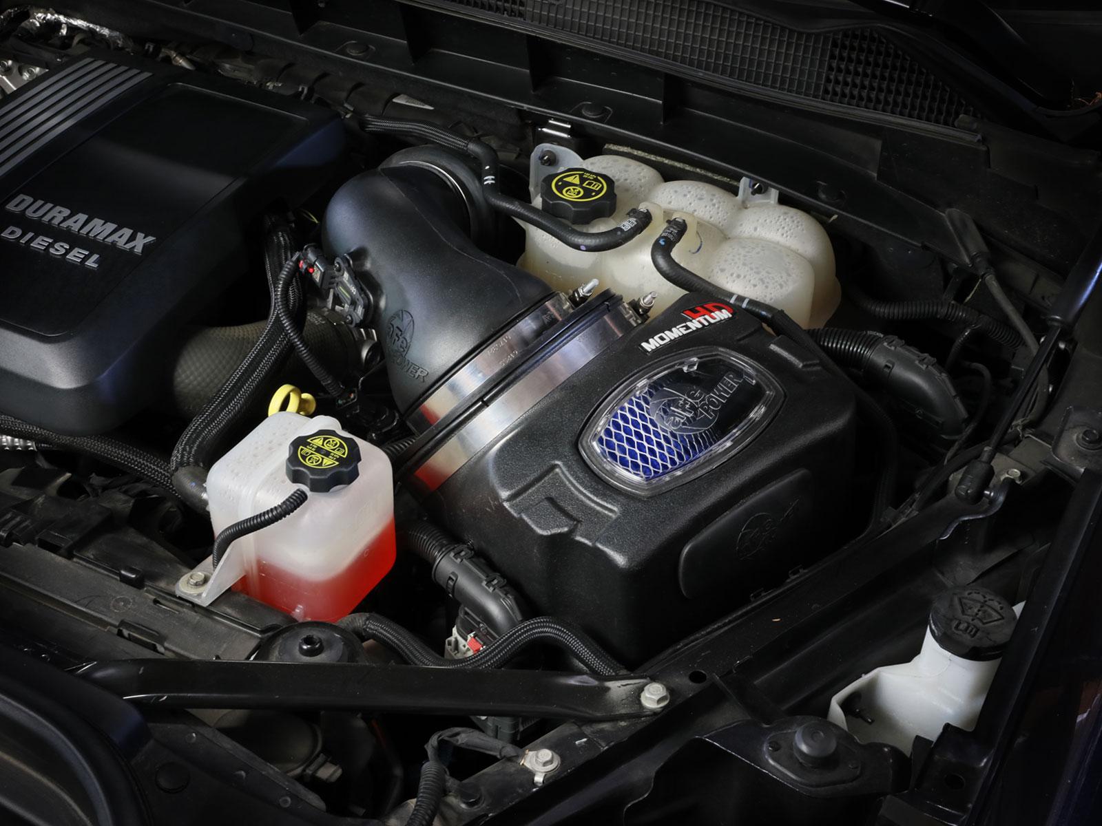 AFE Power Pack Stage 3 - Momentum Intake + P2M Throttle Enhancer (2020-2026 Cadillac, Chevrolet, GMC Fitments) - 50-70121TBP