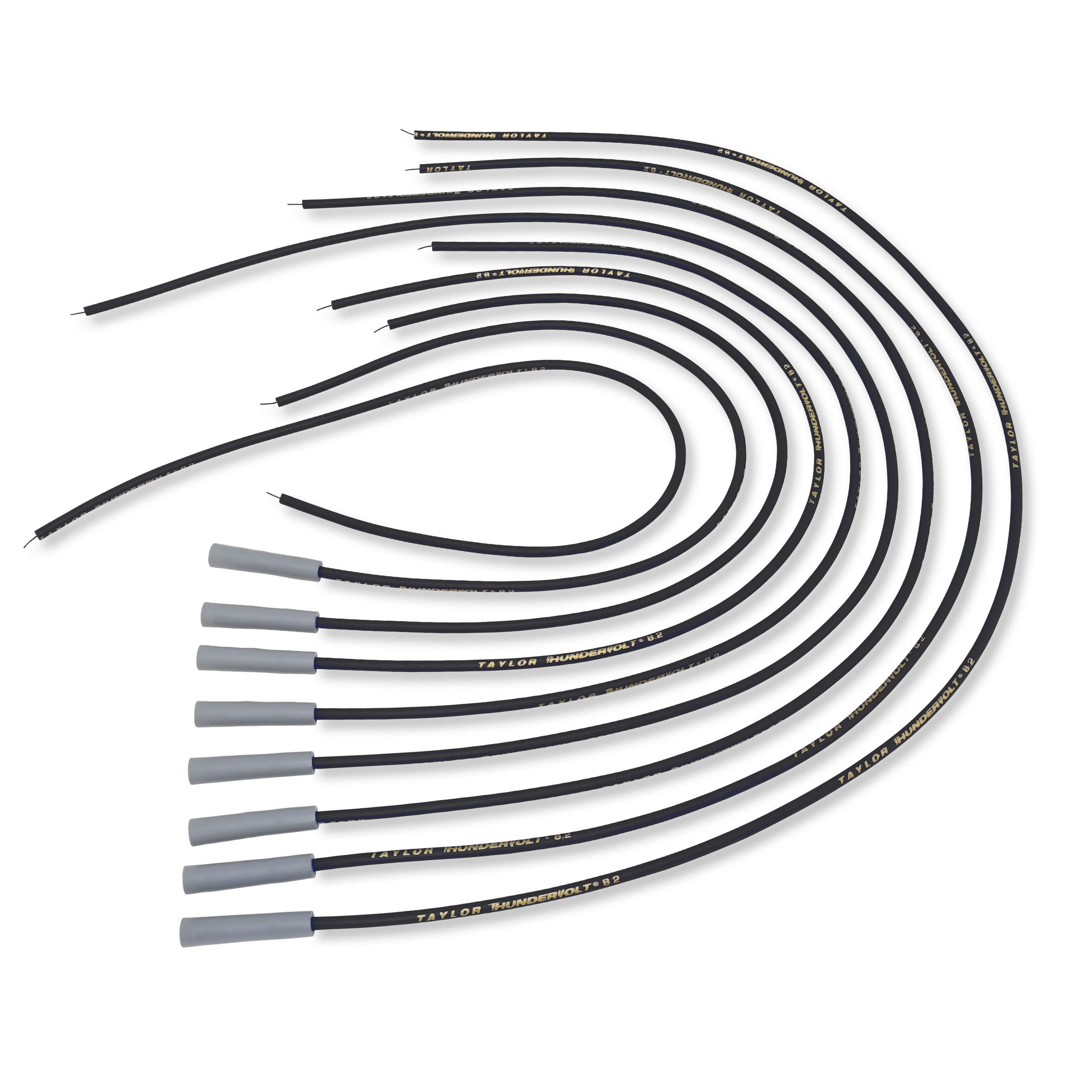 TAYLOR CABLE Thundervolt 8.2 univ 8 cyl 180 black - 83055