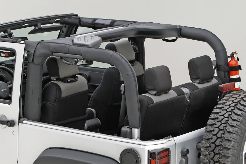 Rugged Ridge This Black Polyester Roll Bar Cover From Rugged Ridge 07-18 Jeep Wrangler Jks. - 13613.02