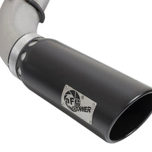 AFE Large Bore-HD 5 IN DPF-Back Stainless Steel Exhaust System w/Black Tip (2016-2019 Titan XD) - 49-46112-B
