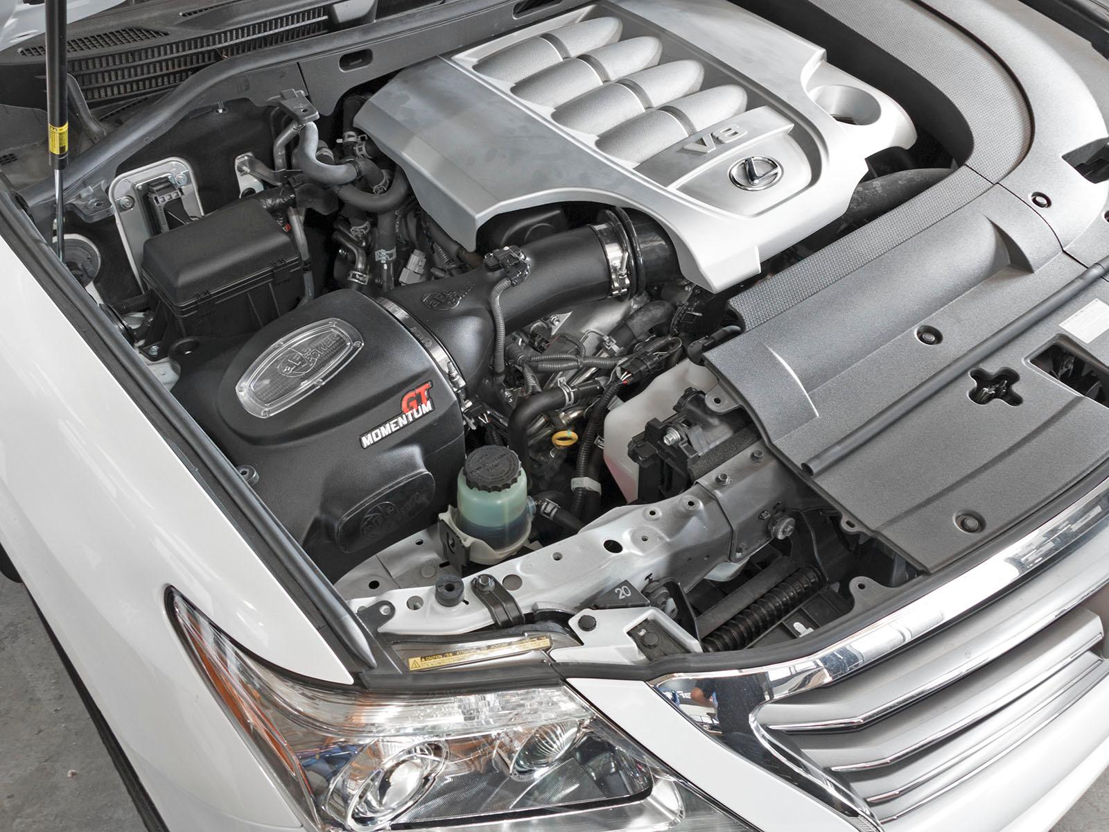 AFE Momentum GT Cold Air Intake System w/ Pro DRY S Filter (2008-2021 LX570, LX570, Land Cruiser, Land Cruiser) - 51-76006