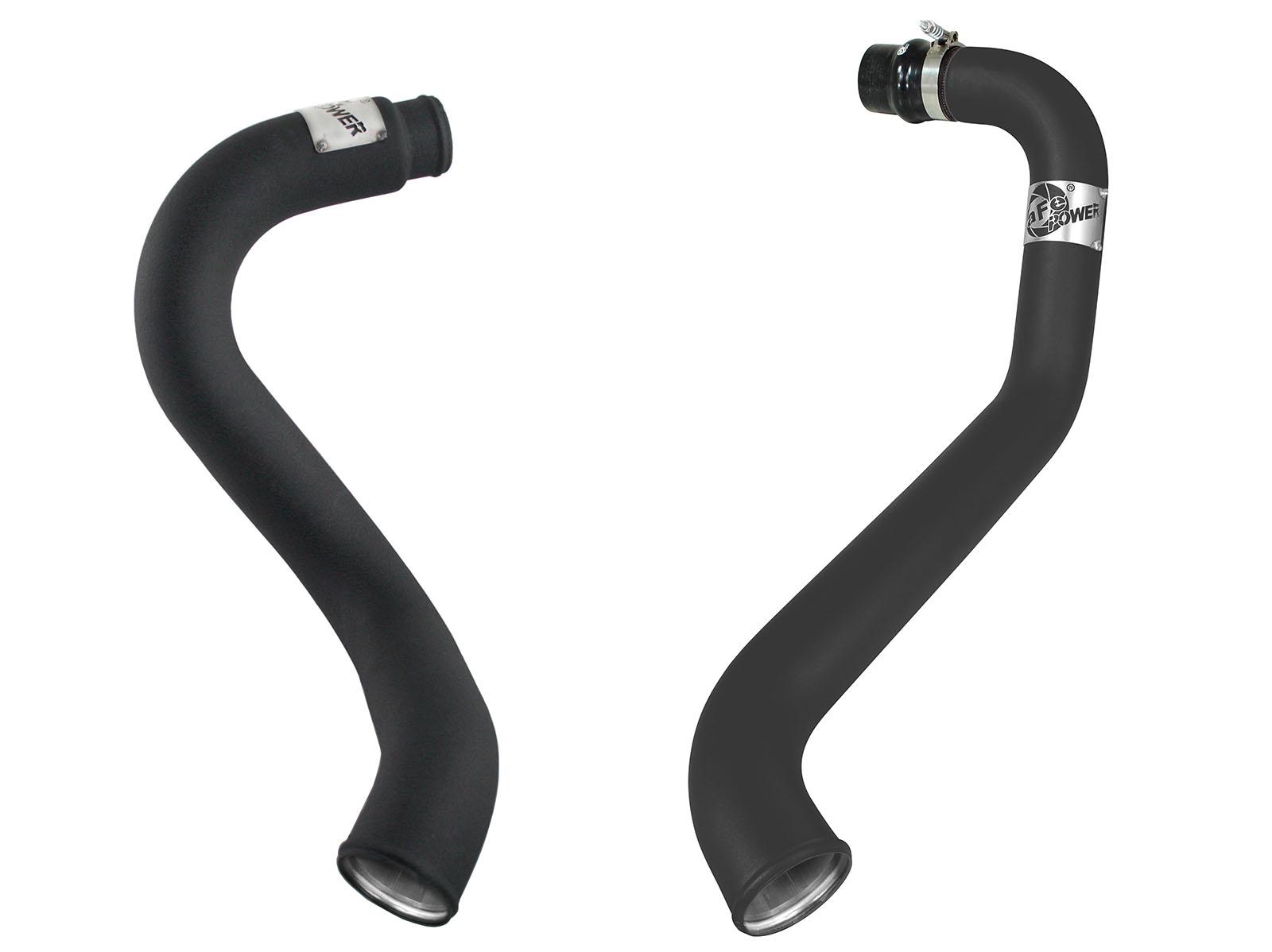 AFE BladeRunner 3 IN Aluminum Hot and Cold Charge Pipe Kit Black (2002-2004 Silverado 2500 HD, Silverado 3500, Sierra 2500 HD, Sierra 3500) - 46-20045
