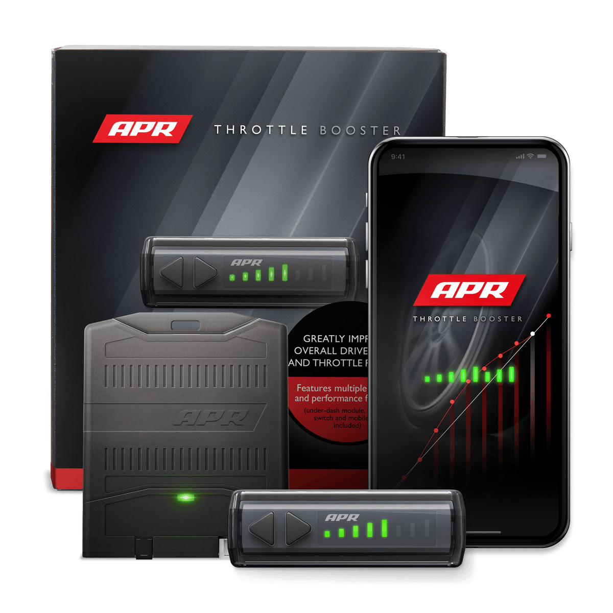 APR Throttle Booster with Wireless Controller and Bluetooth Mobile App - EM100050
